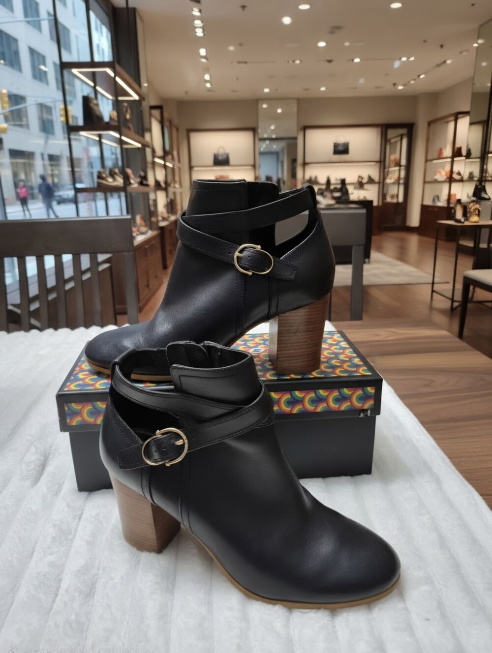 Cole Haan Signature Grand Ankle Boots Leather Women's Sz 9.5